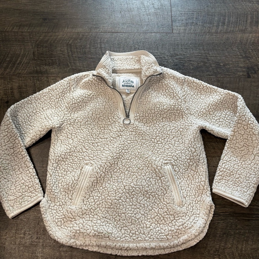 Cuddly Sherpa Quarter-Zip Pullover